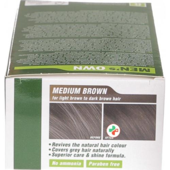 Henna Plus Mens Own Syst2 Mittel-Braun