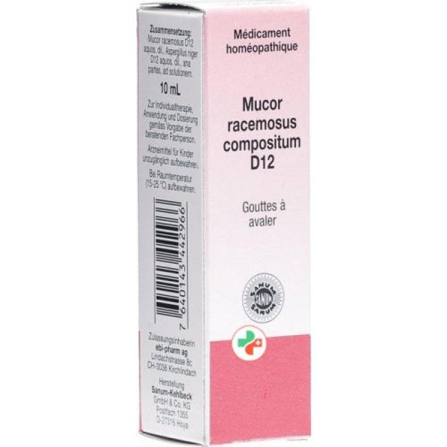 Sanum Mucor Racemosus Comp капли D 12 10мл