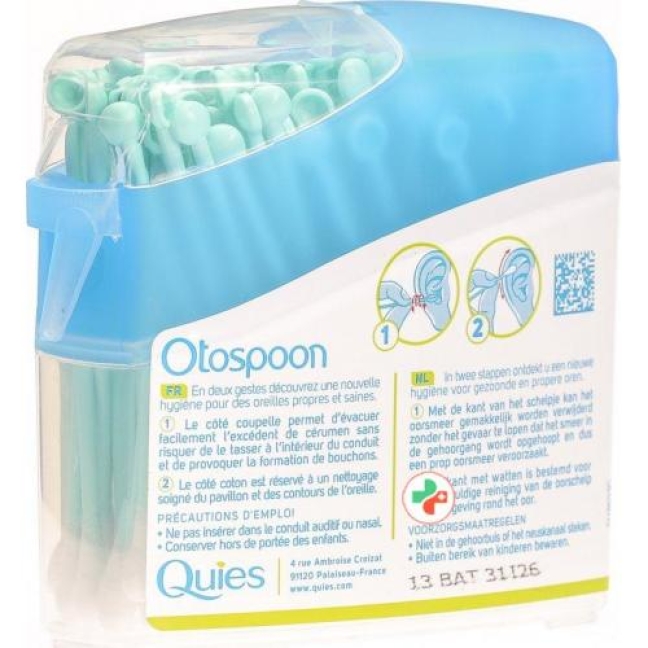 Quies Otospoon Wattestabchen 100 штук