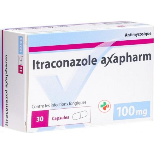 Itraconazol Axapharm 100 mg 30 Kaps 