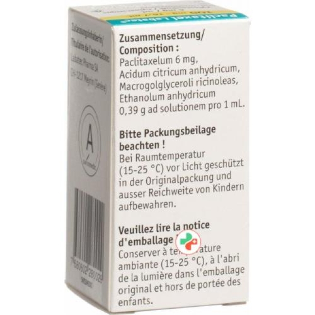Paclitaxel 100 mg/16.7ml Durchstechflasche 20 ml Paclitaxel 100 mg/16.7ml Durchstechflasche 20 ml
