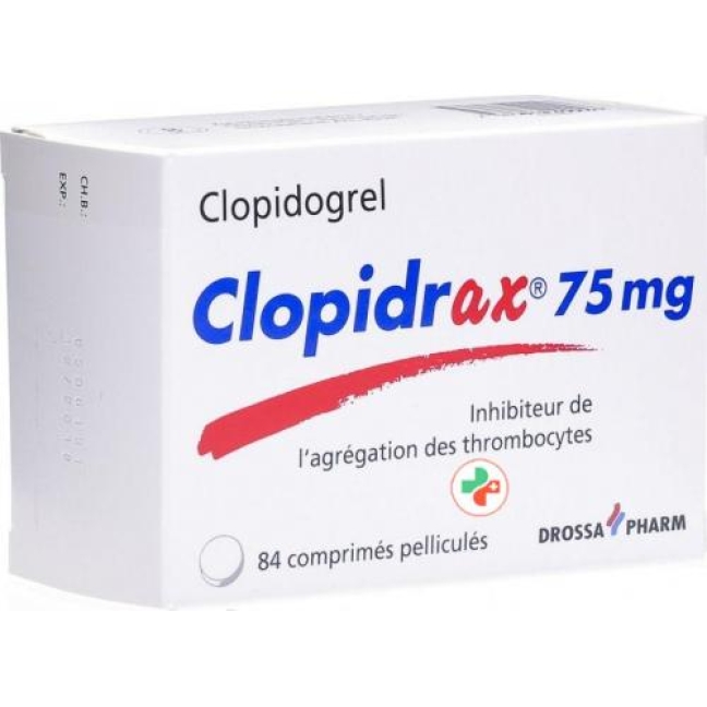 Clopidrax 75 mg 84 filmtablets