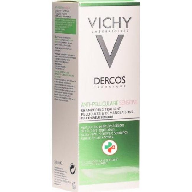 Vichy Dercos Anti Schuppen Shampoo Sensitiv 200мл