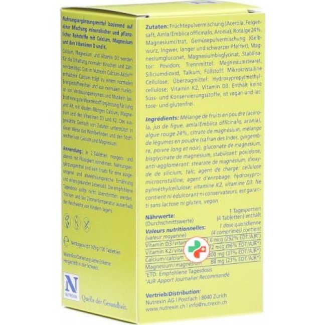 Nutrexin Calcium-Aktivplus в таблетках, 120 штук