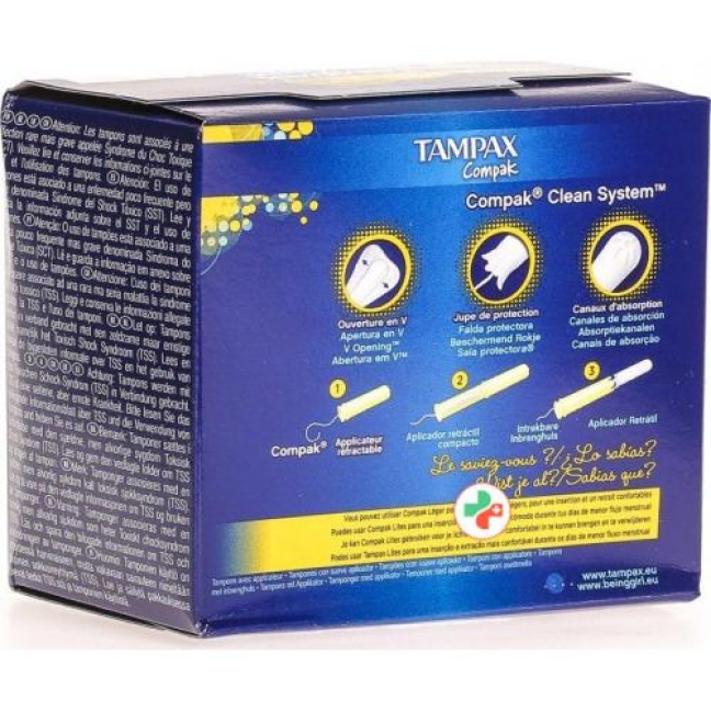 Tampax Compak Regular Tampons 22 штуки