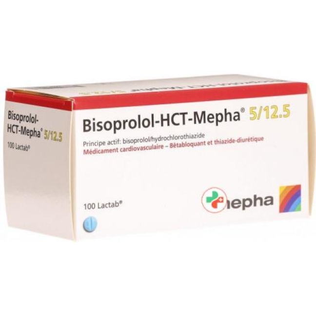 Bisoprolol HCT Mepha 5/12.5 mg 100 Lactabs