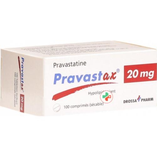 Pravastax 20 mg 100 tablets