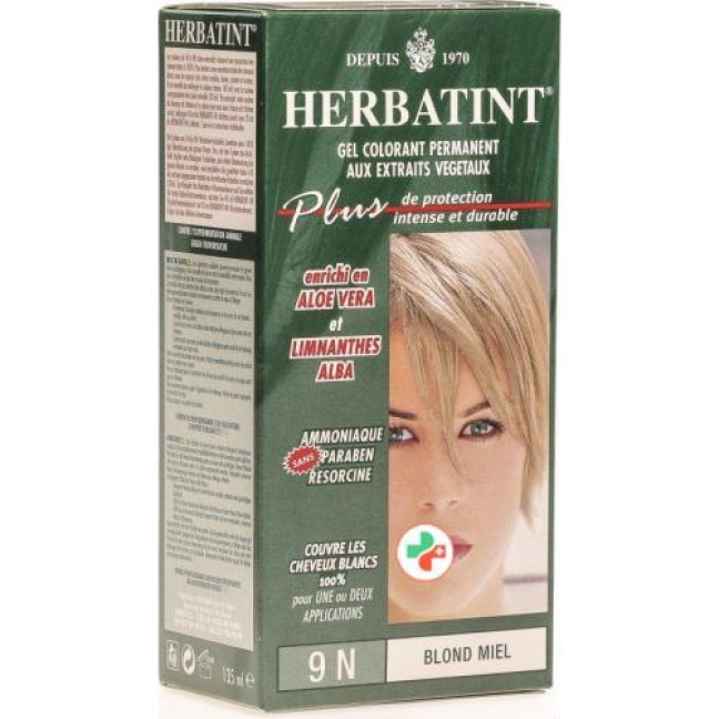 Herbatint Haarfarbegel 9n Honig Blond 150мл