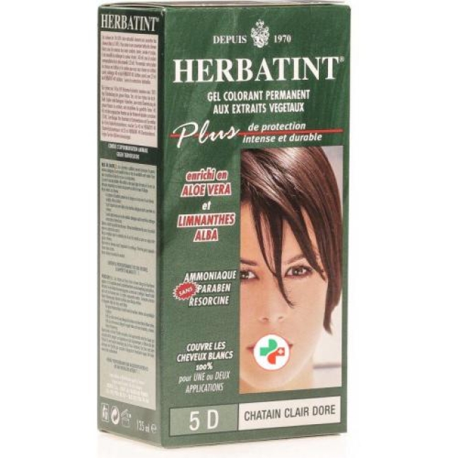 Herbatint Haarfarbegel 5d Helles Gold Braun 150мл