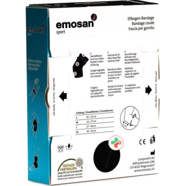 emosan sport Ellbogen-Bandage M