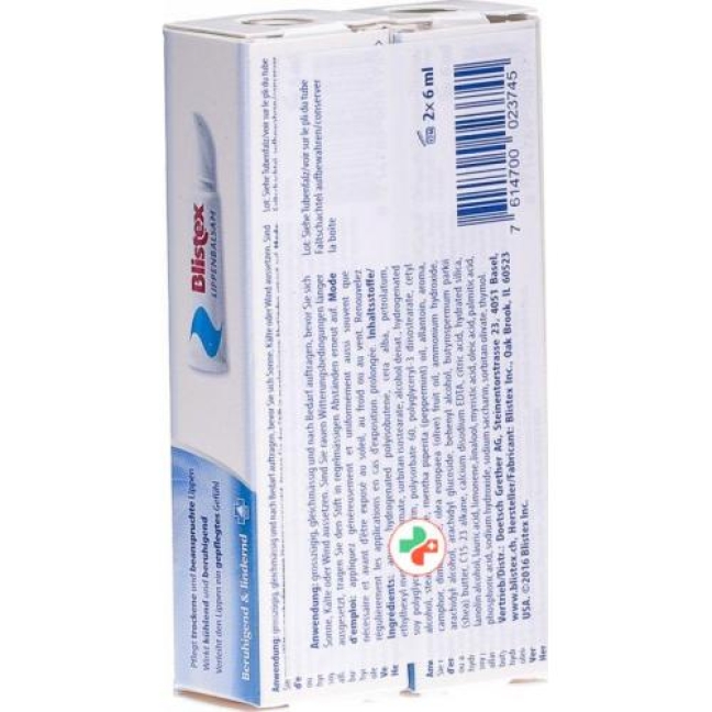 Blistex бальзам для губ Duo 2x 4.25г