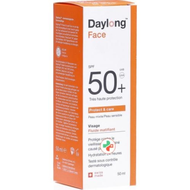 Daylong Protect&care Face Fluid SPF 50+ в тюбике 50мл