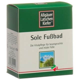 Allgauer Latschenkiefer Sole Fussbad 10x 10г