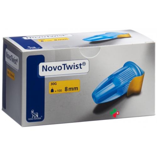 Novo Twist Injektionsnadeln 8мм 30г 100 штук