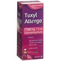 Туксил Аллерго сироп 1.65мг / 5мл флакон 150мл Туксил Аллерго сироп 1.65мг / 5мл флакон 150мл