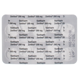 QUETIAPIN Zentiva Filmtabl 200 mg