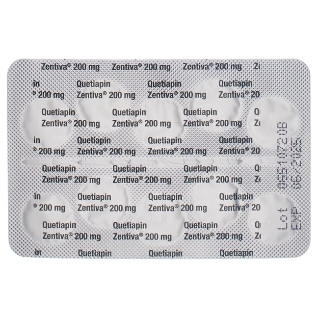 QUETIAPIN Zentiva Filmtabl 200 mg