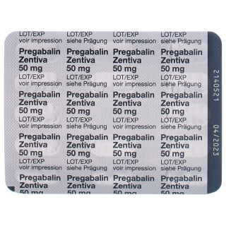 ПРЕГАБАЛИН Зентива Капс 50 мг