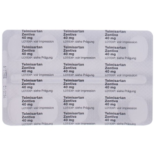 TELMISARTAN Zentiva Tabl 40 mg