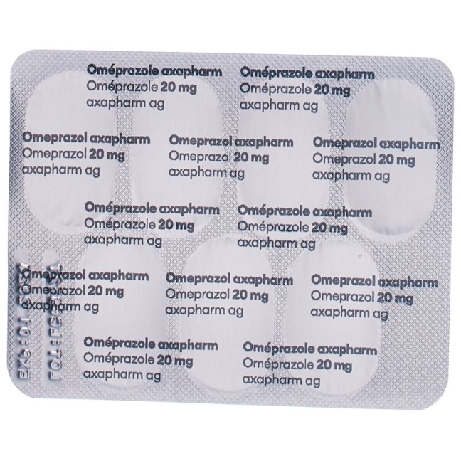 OMEPRAZOL axapharm Kaps 20 mg