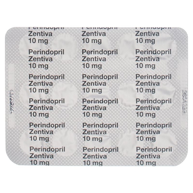 ПЕРИНДОПРИЛ Зентива Фильмтаблетка 10 мг