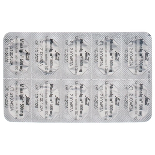 MINALGIN Tabl 500 mg oval