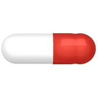 LGA Gelatine Kapseln 3 rot weiss