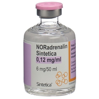 NORADRENALIN Sintetica Inf Lös 6 mg/50ml