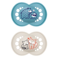 MAM Original Nuggi 6-16m blue/white MAM Original Nuggi 6-16m blue/white