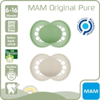 MAM Original Nuggi Pure Rubber 6&ndash;16 месяцев