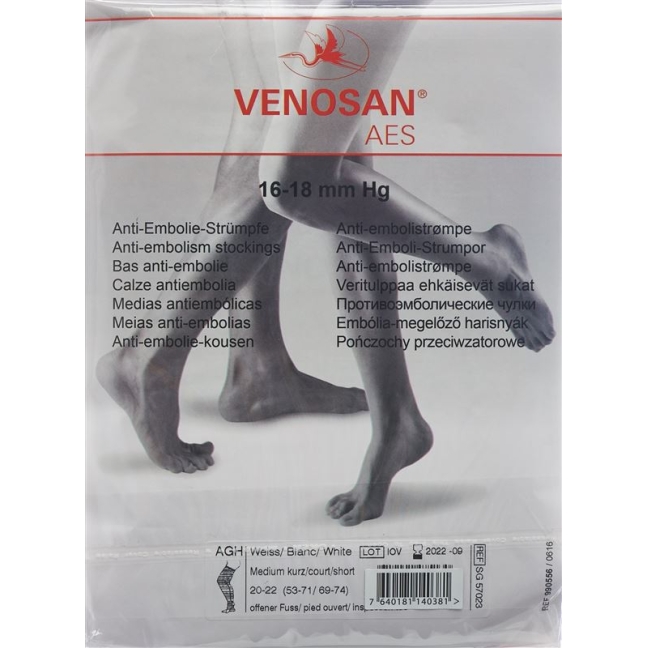 VENOSAN AES A-G M norm offen weiss