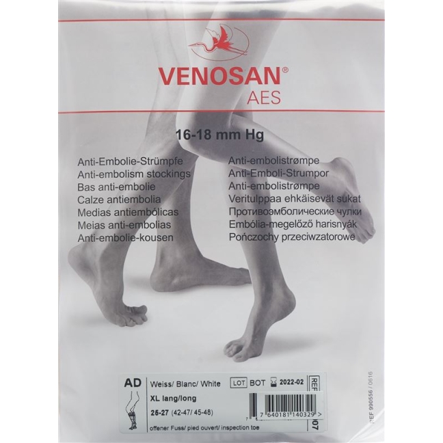 VENOSAN AES A-D XL norm offen weiss