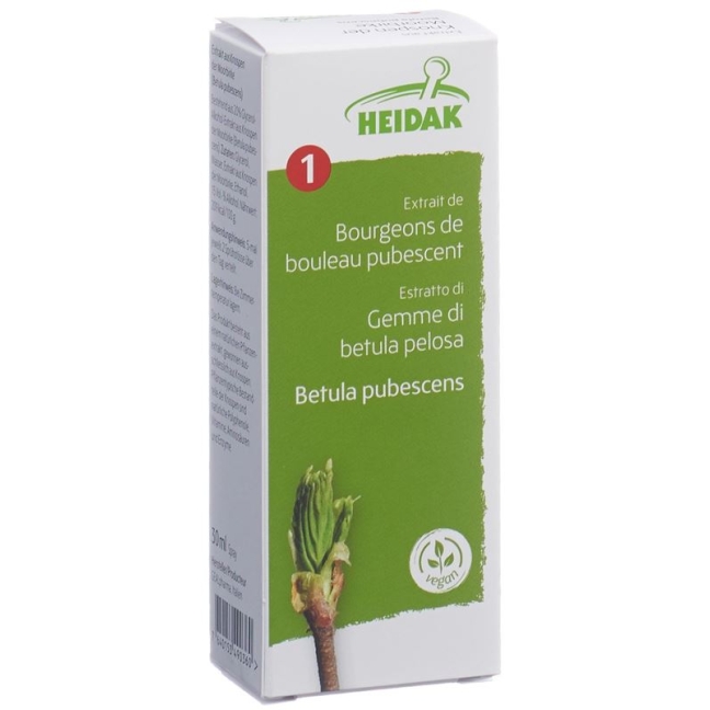 HEIDAK почка березы пушистой Betula Kneipe Glyc Maz