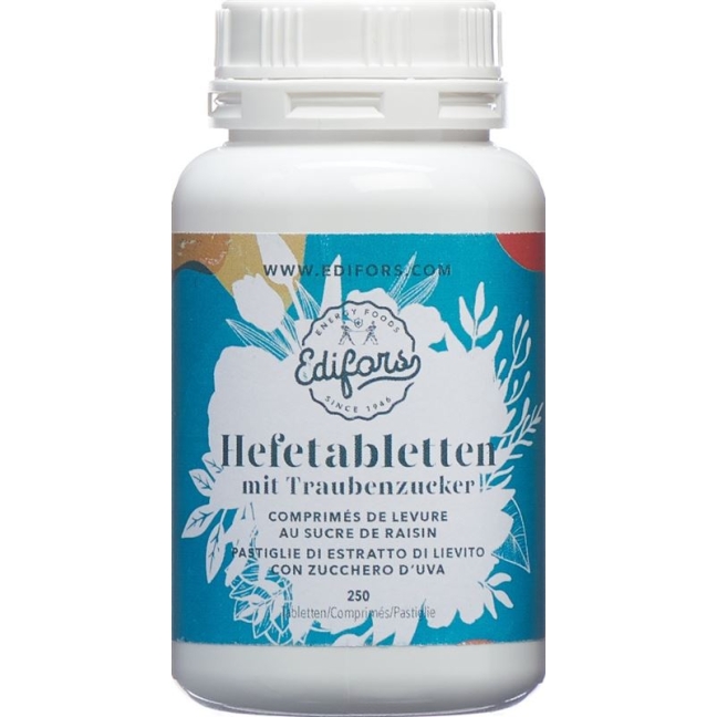 Edifors Hefetabletten 250 штук