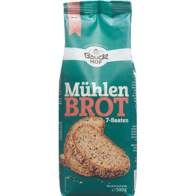 BAUCKHOF Mühlenbrot 7-Saaten glutenfrei