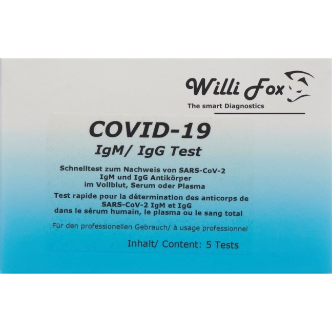 WILLI FOX COVID-19 IgM/ IgG Schnelltest