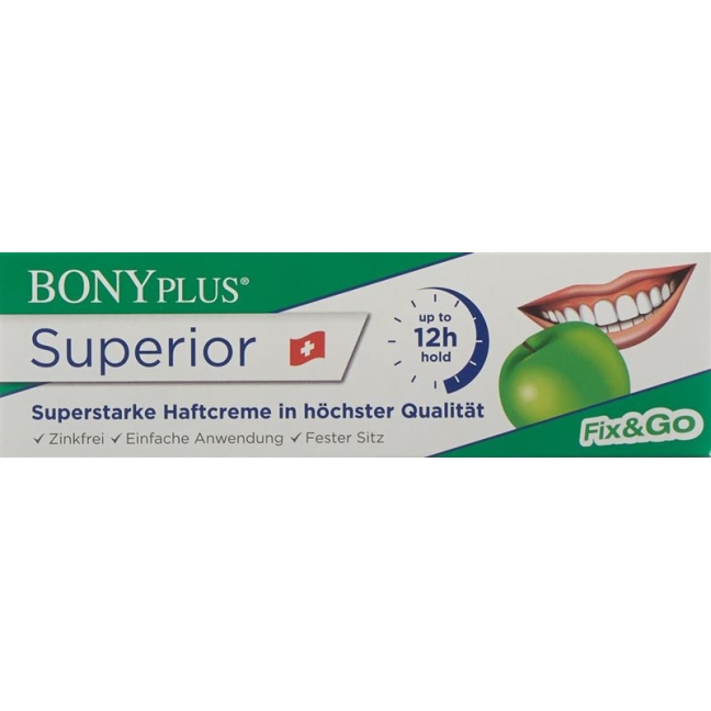 Bony Plus Haftcreme Superstark 12 Stunden в тюбике 40г