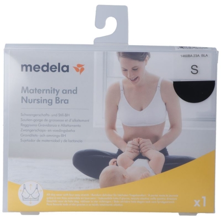 MEDELA Schwangerschafts- und Still BH S schwarz