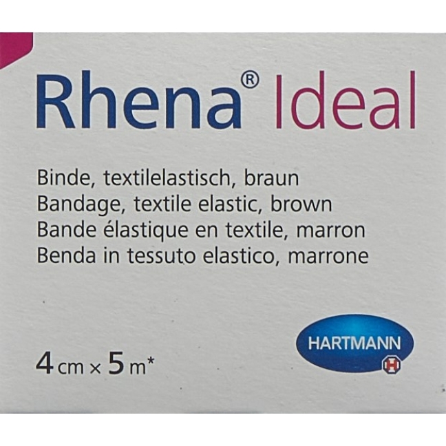 RHENA Ideal Elastische Binde 4cmx5m hautf