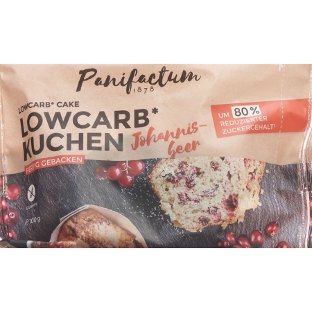 PANIFACTUM Lowcarb Johannisbeerkuch glutenfr