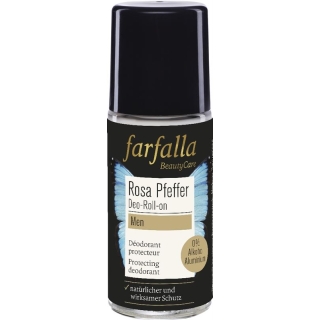 FARFALLA men Deo Roll-on Rosa Pfeffer