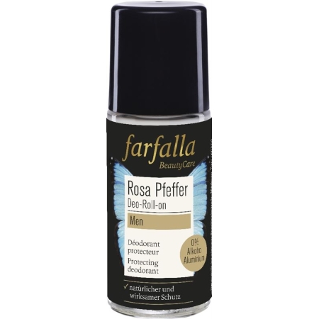 FARFALLA men Deo Roll-on Rosa Pfeffer