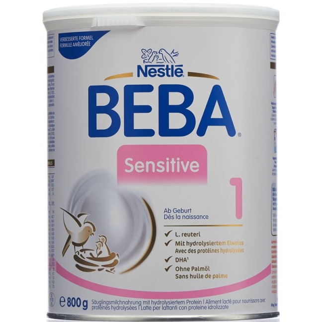 Beba Sensitive 1 от рождения Ds 800 г