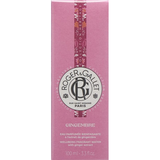 Roger &amp; Gallet Ginger Одеколон Vapo 100 мл