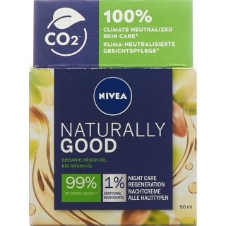 NIVEA Naturally Good Nachtcreme Bio Argan Öl