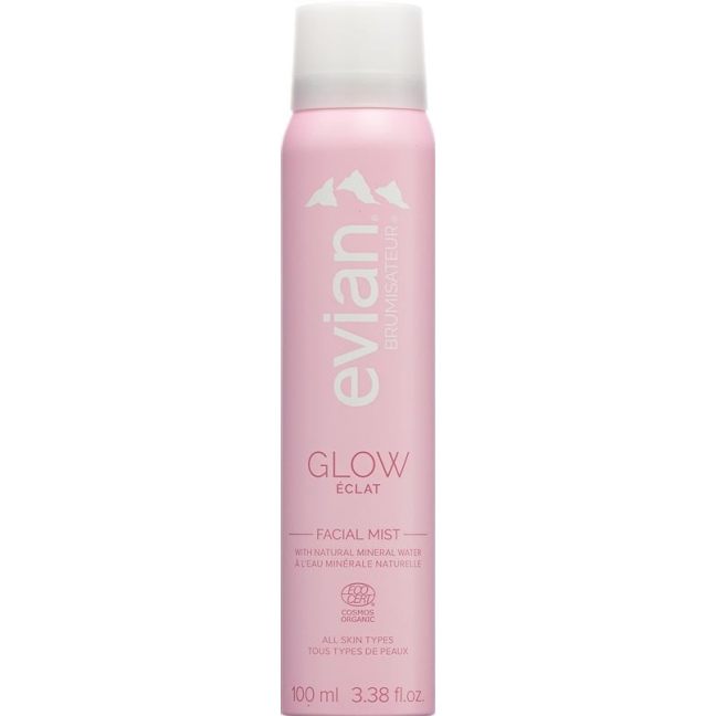 EVIAN facial mist glow