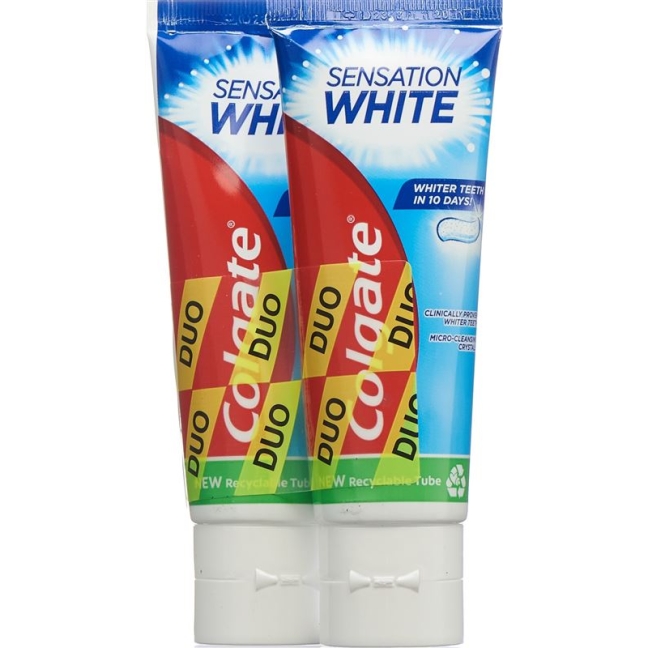 COLGATE Sensation White Zahnpasta Duo