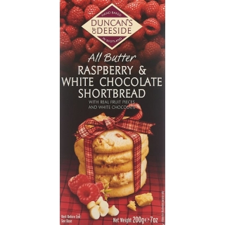 DUNCANS Shortbread Raspberry Whi Choco Chips