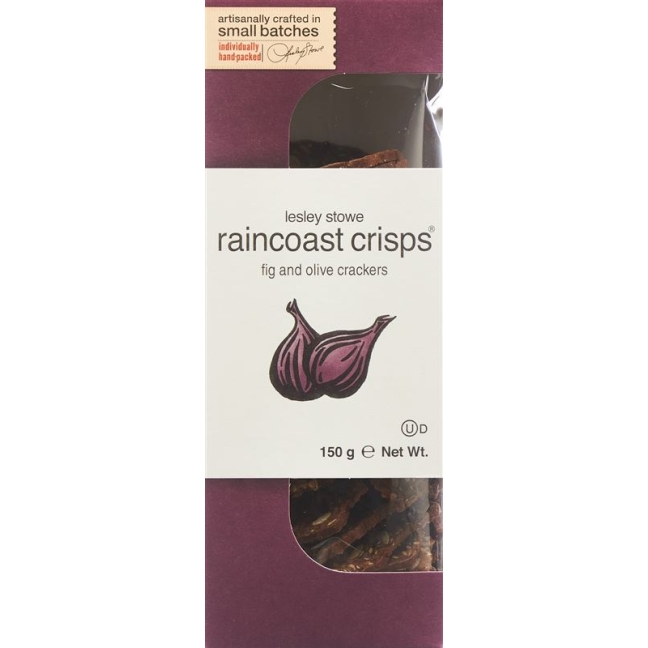 LESLEY STOWE raincoast crisps Feigen Oliven