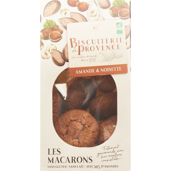 BISCUITERIE Makronen Haselnuss glutenf Bio